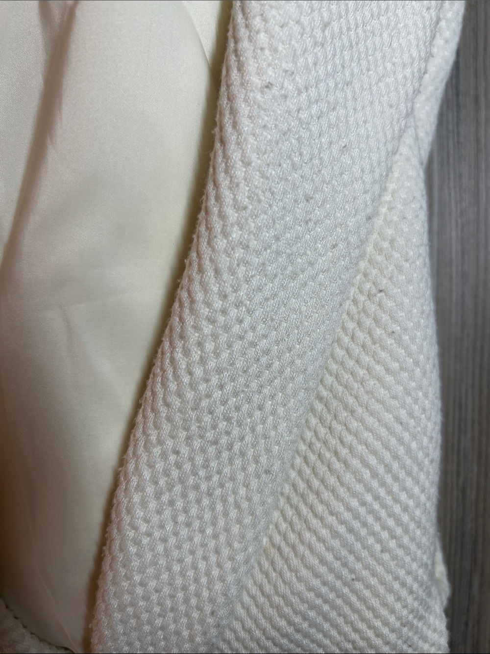 Talbots Cream Textured Two-Button Blazer - Picture 11 of 12